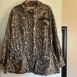 Free People Seize the Day Jacket in Cheetah